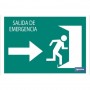 ▷ Cartel Emergency exit "Right" Text | Ferreidea