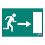 ▷ Señal Salida emergencia luminiscente puerta derecha | Ferreidea