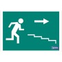 ▷ Cartel Salida Escalera derecha "Bajada" | Ferreidea