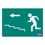 ▷ Cartel Salida Escalera izquierda "Subida" | Ferreidea