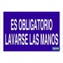 ▷ Cartel Es obligatorio lavarse las manos | Ferreidea