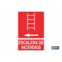 ▷ Cartel Escalera de incendios Izquierda | Ferreidea
