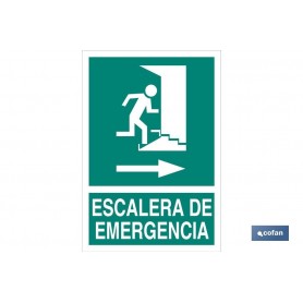 ▷ Cartel Escalera de Emergencia | Ferreidea