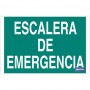 ▷ Señal Escalera de Emergencia Con Texto Luminiscente | Ferreidea