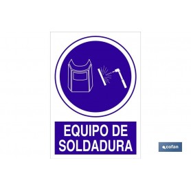 ▷ Señal Equipo de soldadura | Ferreidea