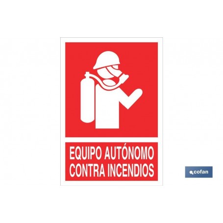 ▷ Cartel Equipo autónomo contra incendios | Ferreidea