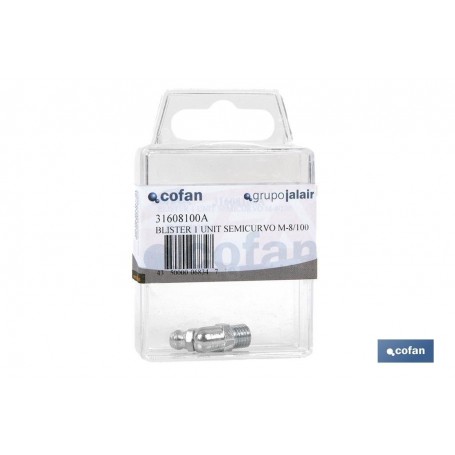 ▷ Engrasador Semicurvo 45° Blíster Estándar | Ferreidea