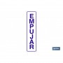 ▷ Cartel Empujar glasspack adhesivo | Ferreidea