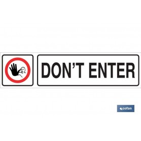 ▷ Cartel Dont enter | Ferreidea