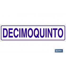 ▷ Cartel Decimoquinto | Ferreidea