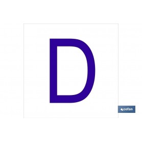 ▷ Cartel D Letra en glasspack | Ferreidea