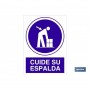 ▷ Señal Cuide su espalda | Ferreidea