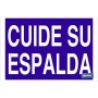 ▷ Cartel Cuide su espalda | Ferreidea