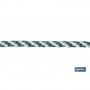 ▷ Cuerda Trenzada Helicoidal Blanco/Verde (100% polipropileno) | Ferreidea
