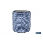 ▷ Cuerda Trenzada Helicoidal Blanco/Azul (100% polipropileno) | Ferreidea