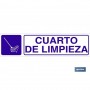 ▷ Cartel Cuarto de limpieza | Ferreidea