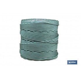 ▷ Cordón Trenzado Polipropileno (Persianas) ø 5 mm Blanco/Verde | Ferreidea