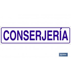 ▷ Cartel Conserjería | Ferreidea