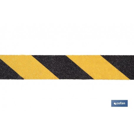 ▷ Cinta antideslizante "Negro/Amarillo" | Ferreidea
