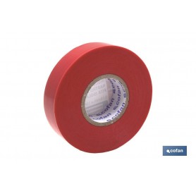 ▷ Cinta Aislante Roja de PVC 20m x 19mm | Ferreidea