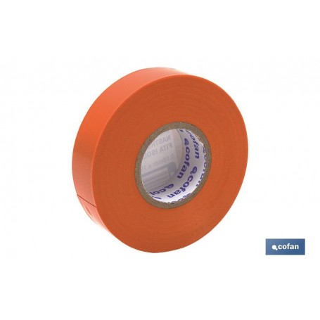 ▷ Cinta Aislante Naranja de PVC 20m x 19mm | Ferreidea