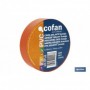 Cinta Aislante Naranja de PVC 20m x 19mm Cofan