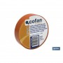 Cinta Aislante Naranja de PVC 20m x 19mm Cofan