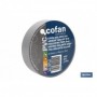 Cinta Aislante Gris de PVC 20m x 19mm Cofan