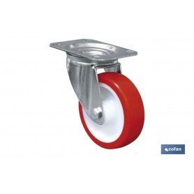▷ Ruedas Poliuretano Placa | Ferreidea