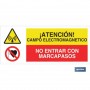 ▷ Cartel ATENCIÓN PELIGRO CAMPO ELECTROMAGNETICO - NO ENTRAR CON MARCAPASOS | Ferreidea