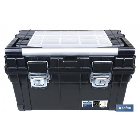 ▷ Caja de herramientas "Heavy Duty" negra | Ferreidea