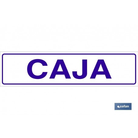▷ Cartel Caja | Ferreidea