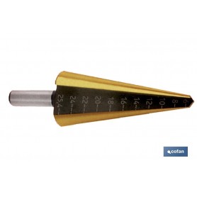 ▷ Brocas escalonadas HSS TIN Normal | Ferreidea