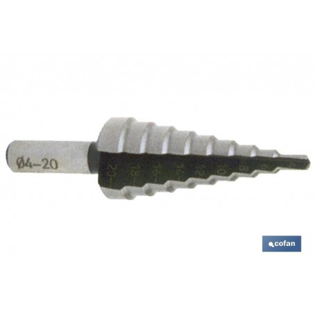 ▷ Brocas escalonadas HSS Escalonada | Ferreidea
