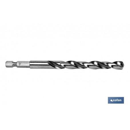 ▷ Broca rectificada HSS mango hex. 1/4” | Ferreidea
