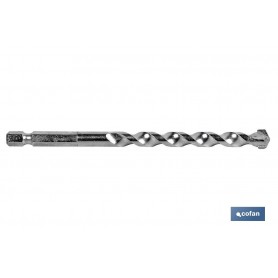 ▷ Broca profesional para muros mango hex. 1/4” | Ferreidea