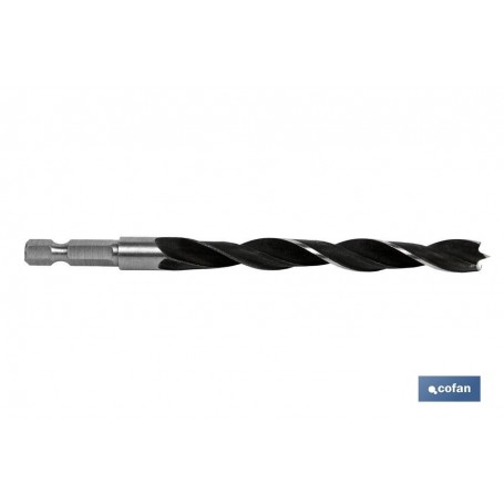 ▷ Broca para madera mango hex. 1/4” | Ferreidea