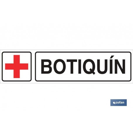 ▷ Señal Botiquín adhesiva | Ferreidea