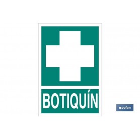 ▷ Cartel Botiquín Con Texto Luminiscente | Ferreidea