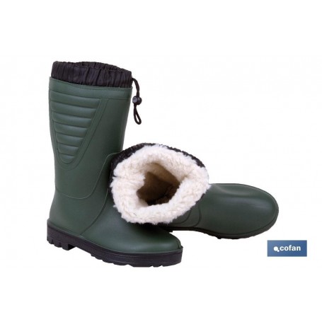 ▷ Bota de Agua PVC con Forro Polar Interior | Ferreidea