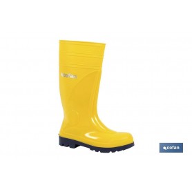 ▷ Bota de Agua con Puntera y Plantilla de Acero (Amarilla) | Ferreidea