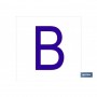 ▷ Cartel B Letra en glasspack | Ferreidea