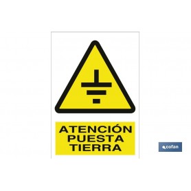 ▷ Señal Atención puesta tierra | Ferreidea