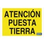 ▷ Cartel Atención puesta tierra | Ferreidea