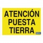 ▷ Cartel Atención puesta tierra | Ferreidea