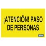 ▷ Cartel Atención paso de personas | Ferreidea