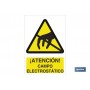 ▷ Señal ¡Atención! campo electroestático | Ferreidea