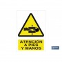 ▷ Señal Atención a pies y manos | Ferreidea
