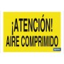 ▷ Cartel ¡Atención! aire comprimido | Ferreidea