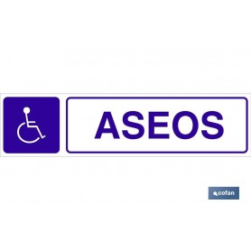 ▷ Cartel aseos discapacitados | Ferreidea